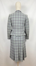 Load image into Gallery viewer, Original 1950s Marlbeck Tweed Suit in Purple and Green - Bust 35 36
