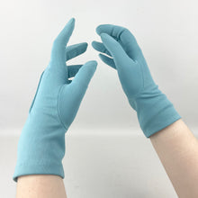 Load image into Gallery viewer, Vintage Dents Soft Blue Seamed Nylon Gloves - Great Vintage Accessory