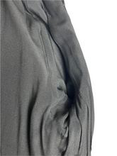 Load image into Gallery viewer, RESERVED FOR SAM Incredible Original 1930s Black Belted Wool Coat with Faux Fur Sleeves - Bust 34 35 36