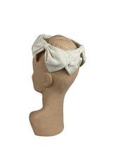 Load image into Gallery viewer, Original 1950's White Hat Made From Four Large Bows - Fabulous Little Summer Hat *