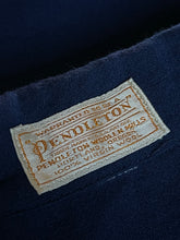 Load image into Gallery viewer, Vintage Navy Blue Pendleton Pure Wool Shirt - Bust 38 40 42