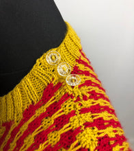 Load image into Gallery viewer, Reproduction 1940s Stripe Jumper Knitted from a Wartime Pattern - B32 33 34