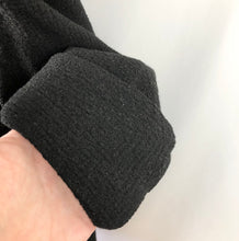 Load image into Gallery viewer, 1930s Black Boucle Wool Coat with Mother Of Pearl Buttons and Double Collar - Bust 36