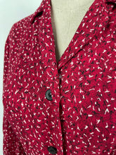 Load image into Gallery viewer, Original Red, Black and White Dress from the Late 1940s or Early 1950s - Bust 34 35