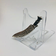 Load image into Gallery viewer, 1940s Silver Sword and Scabbard Brooch
