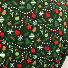 Load image into Gallery viewer, 1940s Reproduction Christmas Blouse in Riley Blake Cotton - Bust 36" 38"