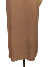 Load image into Gallery viewer, Original 1940’s Cafe Au Lait Crepe Dress with Bronze Beading - Perfect For Day or Evening Wear - Bust 36