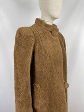 Load image into Gallery viewer, Original 1940s Faux Fur Teddy Bear Coat - Bust 36 37 38