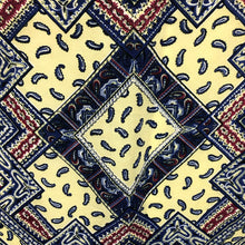 Load image into Gallery viewer, 1940s Gaywear Burgundy Crepe Scarf with Paisley Design