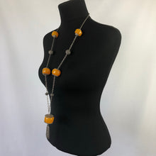 Load image into Gallery viewer, Vintage Early Plastic Necklace - A Statement Piece!