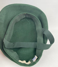 Load image into Gallery viewer, Original 1940's Forest Green Felt Hat with Triple Bow Detail