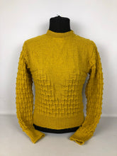 Load image into Gallery viewer, Reproduction 1930s Mustard Jumper - B35 36 37 38