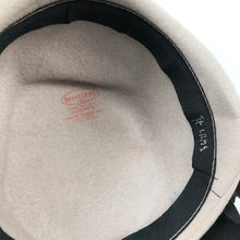 Load image into Gallery viewer, 1940s Grey Felt Hat with Double Bow Trim in Black