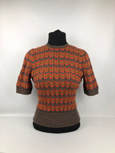 Load image into Gallery viewer, Reproduction 1940s Victory Jumper in Autumnal Shades - B34 36 38