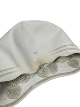 Load image into Gallery viewer, Fabulous Original 1930's Cream Scalloped Edge Swimming Cap - Vintage Swimwear *