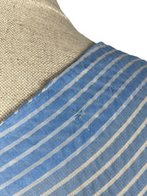 Load image into Gallery viewer, Original 1950's Blue and White Stripe Sundress with Bow Detail - Bust 34 35