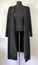 Load image into Gallery viewer, Original 1930s Inky Black Boucle Wool Belted Coat - Bust 36 38