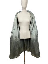 Load image into Gallery viewer, Absolutely Beautiful Original  Green 1950's Coat with Huge Faux Fur Cuffs - Bust 42 44 46