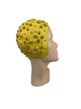 Load image into Gallery viewer, Fabulous Original 1930's Lemon Yellow Swimming Cap - Vintage Swimwear