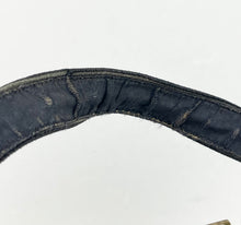 Load image into Gallery viewer, Original 1940s 1950s Dark Navy Blue Corde Bag with Gold Tone Clasp