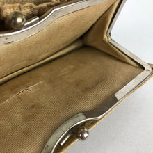 Load image into Gallery viewer, 1930s 1940s Leather Tourist Clutch Bag with Matching Coin Purse