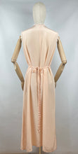 Load image into Gallery viewer, Original 1940s Nightdress by Rational with Lace Trim and Belt - Bust 40