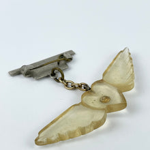 Load image into Gallery viewer, Original 1940's WW2 Sweetheart Brooch of a Heart Set within Wings and With Paste Middle *