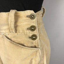 Load image into Gallery viewer, Original 1945 Dated Women's Land Army Breeches W24"