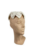 Load image into Gallery viewer, Original 1950's White Hat Made From Four Large Bows - Fabulous Little Summer Hat *