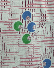 Load image into Gallery viewer, Reproduction Pretty 1930's Spots and Stripes Blouse in Blue, White, Green and Pink - Bust 34 35