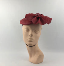 Load image into Gallery viewer, Vintage Jack McConnell Red Straw Hat