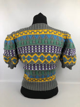 Load image into Gallery viewer, 1940s Reproduction Fair Isle Jumper for a 40 42 Bust