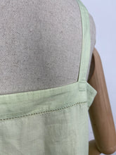 Load image into Gallery viewer, Original 1920's Volup Green Slip with Floral Applique and Embroidery in Purple, Green and Cream - Bust 38 40