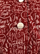 Load image into Gallery viewer, 1940s Reproduction Christmas Blouse in Riley Blake Cotton - Bust 34" 36"