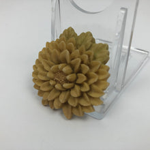 Load image into Gallery viewer, Vintage Carved Flower Brooch