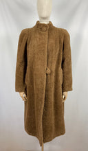 Load image into Gallery viewer, Original 1940s Faux Fur Teddy Bear Coat - Bust 36 37 38