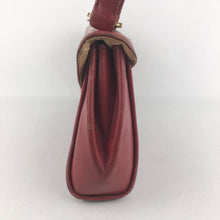 Load image into Gallery viewer, 1950s Cherry Red Hand Bag with Gold Coloured Clasp by Eros