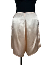 Load image into Gallery viewer, 1940's Pale Pink Satin French Knickers with Button Fastening - Waist 28 29