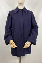 Load image into Gallery viewer, Original 1940s Navy Blue Swing Jacket - Bust 38 40 42