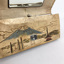Load image into Gallery viewer, 1930s 1940s Leather Tourist Clutch Bag with Matching Coin Purse