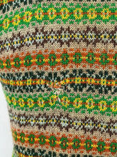 Load image into Gallery viewer, Original 1940s Fair Isle Pullover in Autumnal Shades - Bust 34"