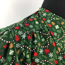 Load image into Gallery viewer, 1940s Reproduction Christmas Blouse in Riley Blake Cotton - Bust 34" 36"