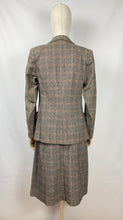 Load image into Gallery viewer, Original 1930s Black, Cream and Red Check Walking Suit - Bust 34 35