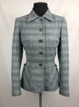 Load image into Gallery viewer, Original 1940s CC41 Stripe Wool Sports Jacket by Brenner - B34