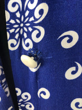 Load image into Gallery viewer, 1940s Blue and White Floppy Cotton Dress - Bust 38 39