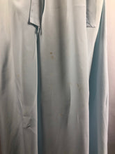 Load image into Gallery viewer, 1940s 1950s Ice Blue Rayon and Lace Nightdress with Bows - B36