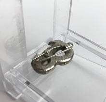 Load image into Gallery viewer, 1950s Teeny Initial “B” Brooch with Paste Stones