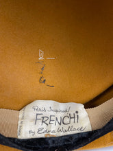 Load image into Gallery viewer, Fabulous Vintage 1950s or 1960s Edna Wallace Paris Inspired Frenchie Hat