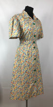 Load image into Gallery viewer, CC41 Floral Cotton House Dress - Bust 40”