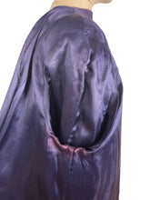 Load image into Gallery viewer, Original Volup 1950's Edge to Edge Dark Blue Wool Coat - Bust 42 44